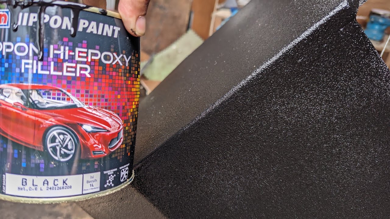 MENCOBA CAT NIPON EPOXY FILLER UNTUK TEXTURE BOX SPEAKER