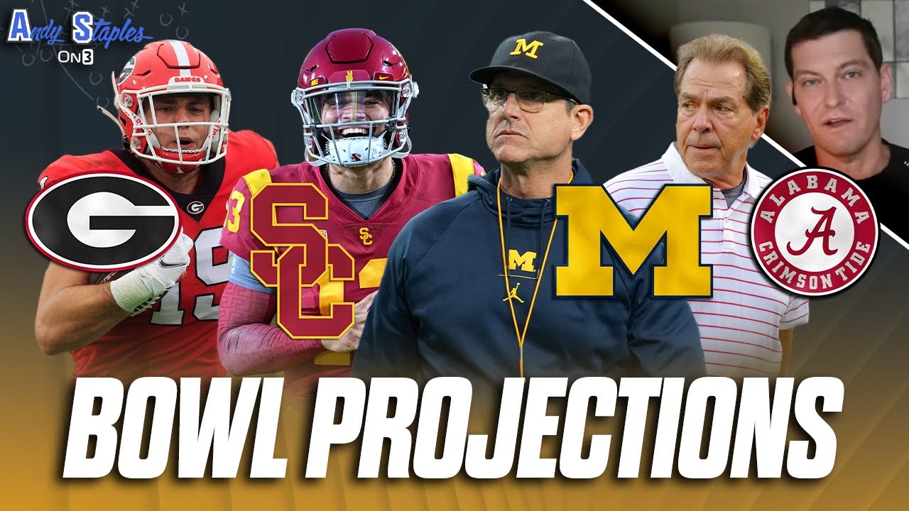 College Football Playoff Bowl Projections | Michigan, Penn State, USC, Georgia | NEW YEAR's Six CFB