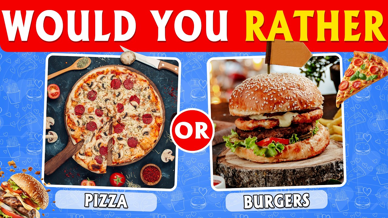 Would You Rather...? 🤔 Food Edition 🍕 | Word Chaser