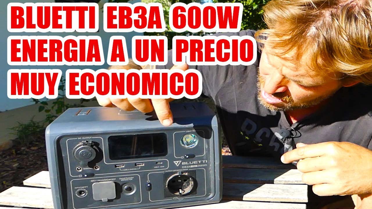 BLUETTI EB3A 600W ENERGIA A UN PRECIO MUY ECONOMICO