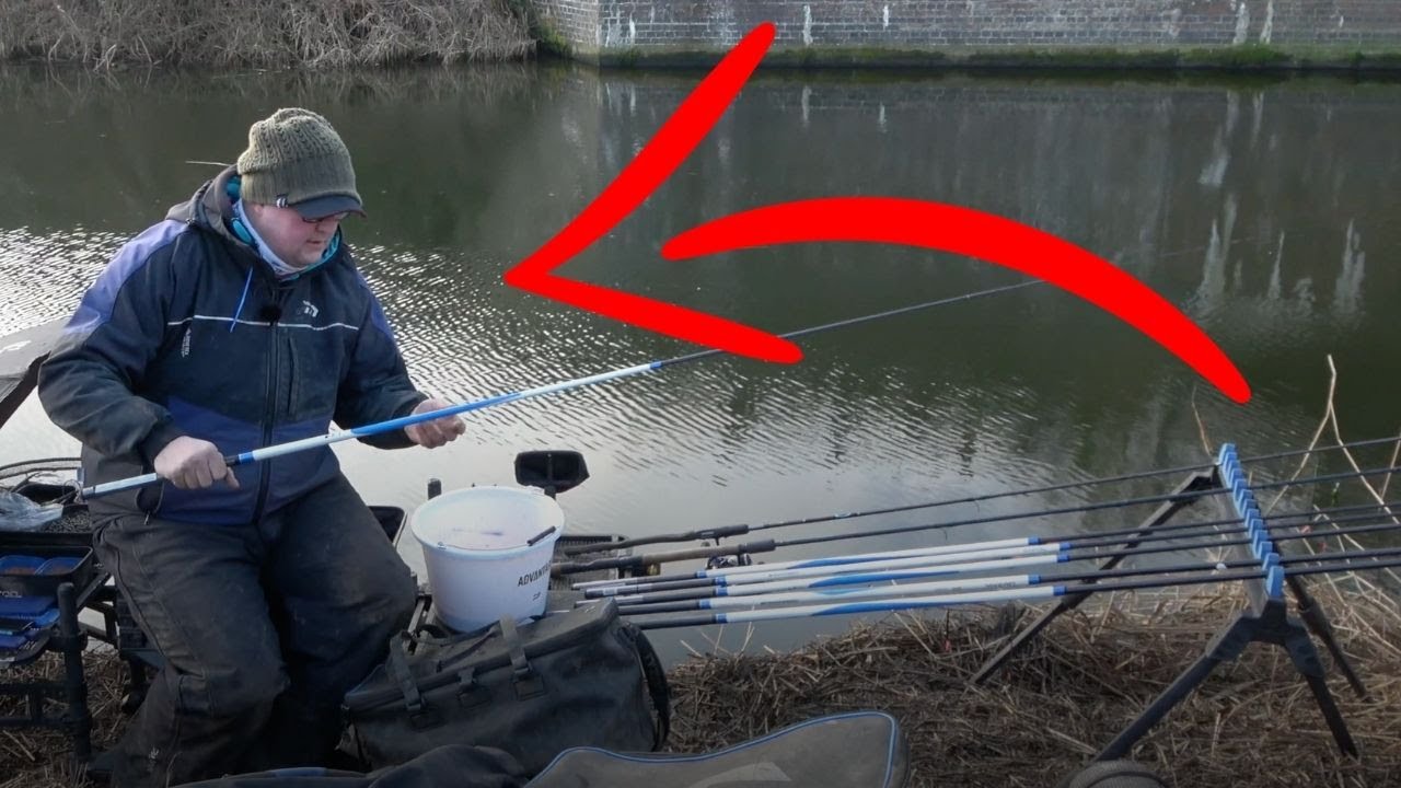 WHIP & WAGGLER fishing on the 20ft drain