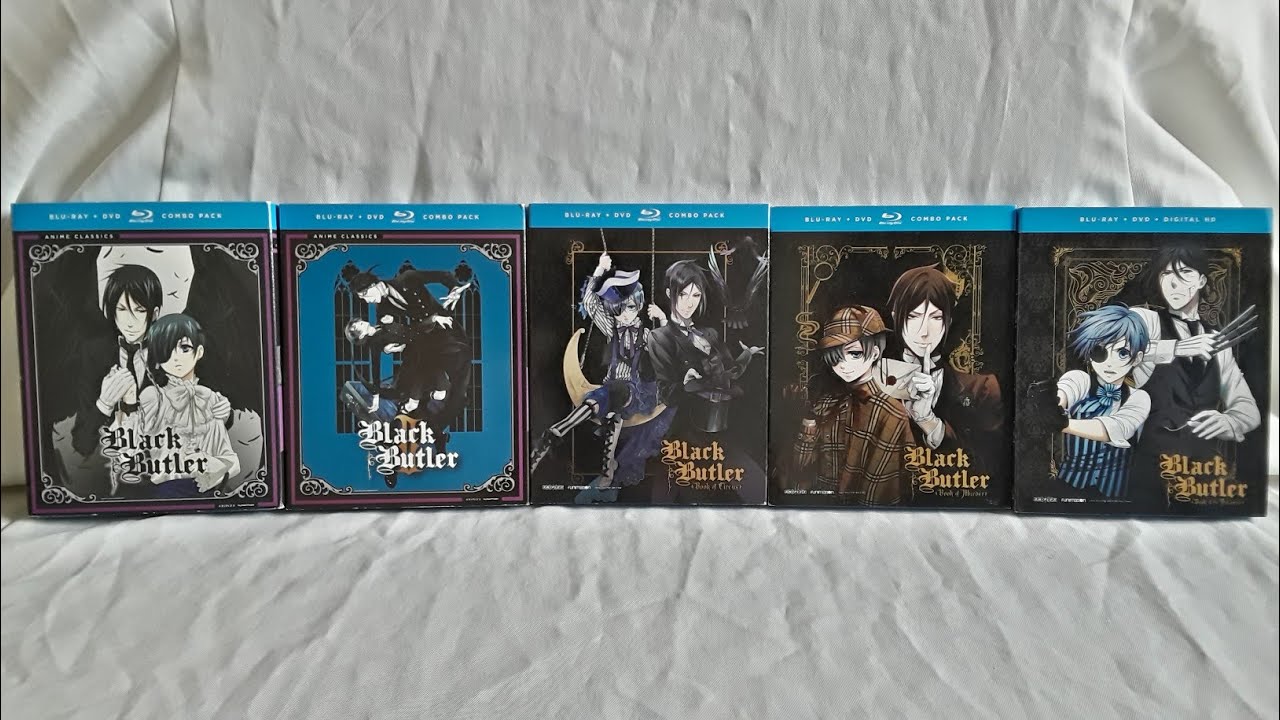 Unboxing Black Butler Complete Anime Series