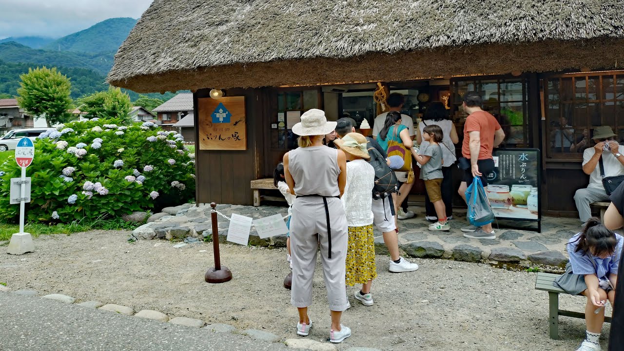 【白川郷】Shirakawago - Japan 4K Walk・Complete summer exploration