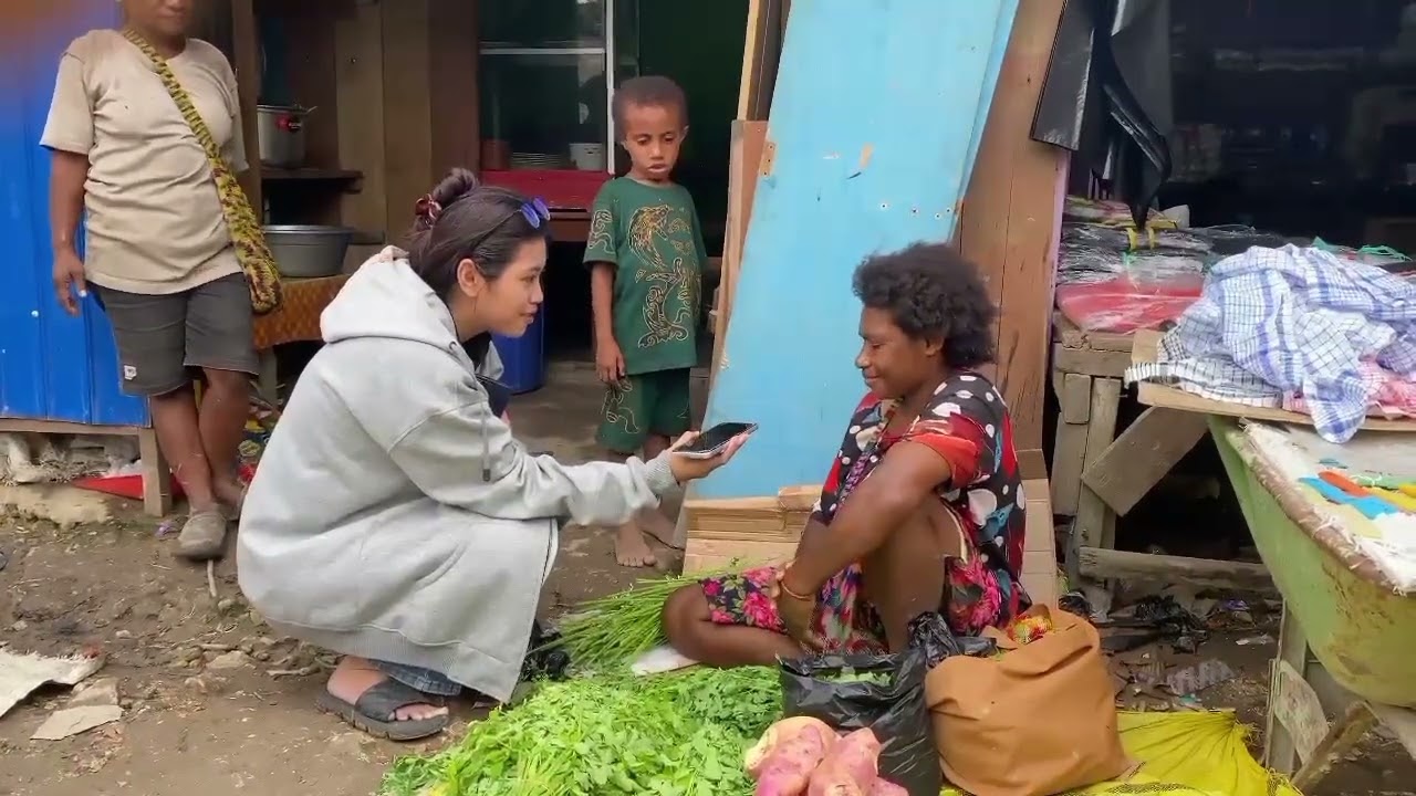 IPM 22 dari mepago mengambil data di pasar kota Jayapura perasaan penjualan mama papua di pasar