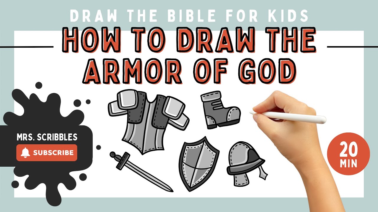 How To Draw The Armor Of God | Step-By-Step Art Tutorial | Easy Drawing For Kids