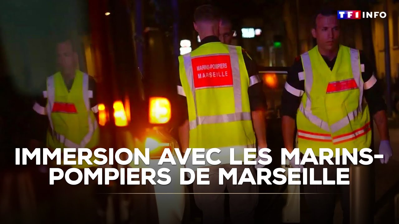Chutes, accidents, intoxications... Immersion avec les marins-pompiers de Marseille｜TF1 INFO