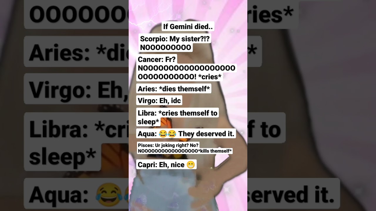 If Gemini dies.... // #zodiac #zodiacsign #sad #fypシ #shorts