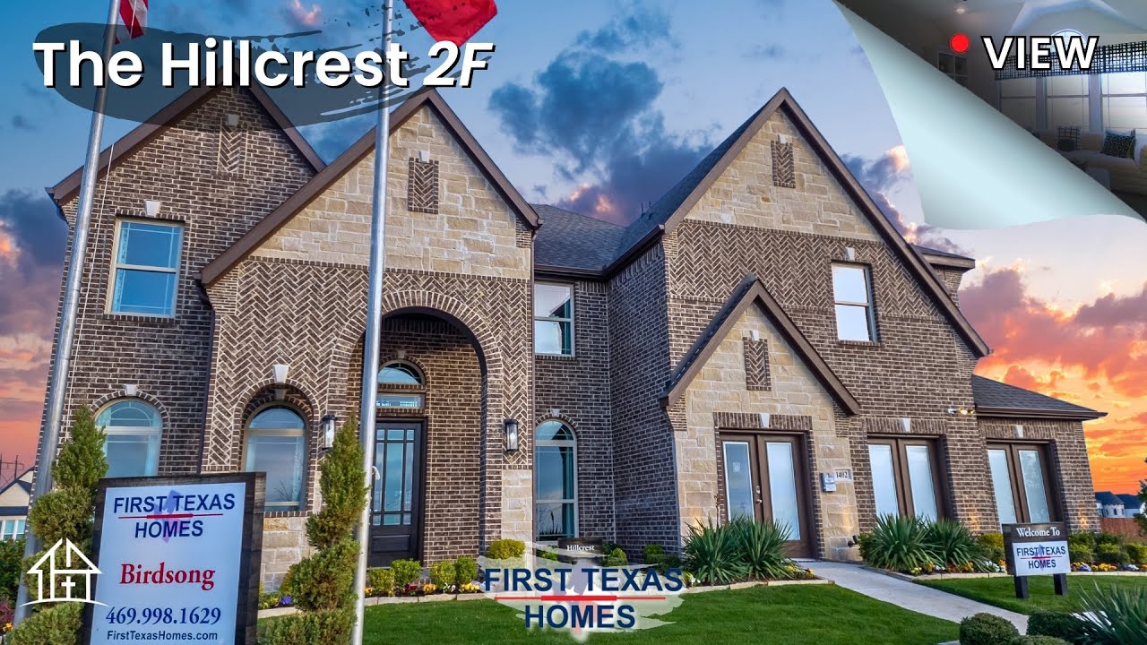First Texas Homes Hillcrest | 3896 sqft | 5 Bedroom | 4 Bath | Dallas | Mansfield TX | Birdsong