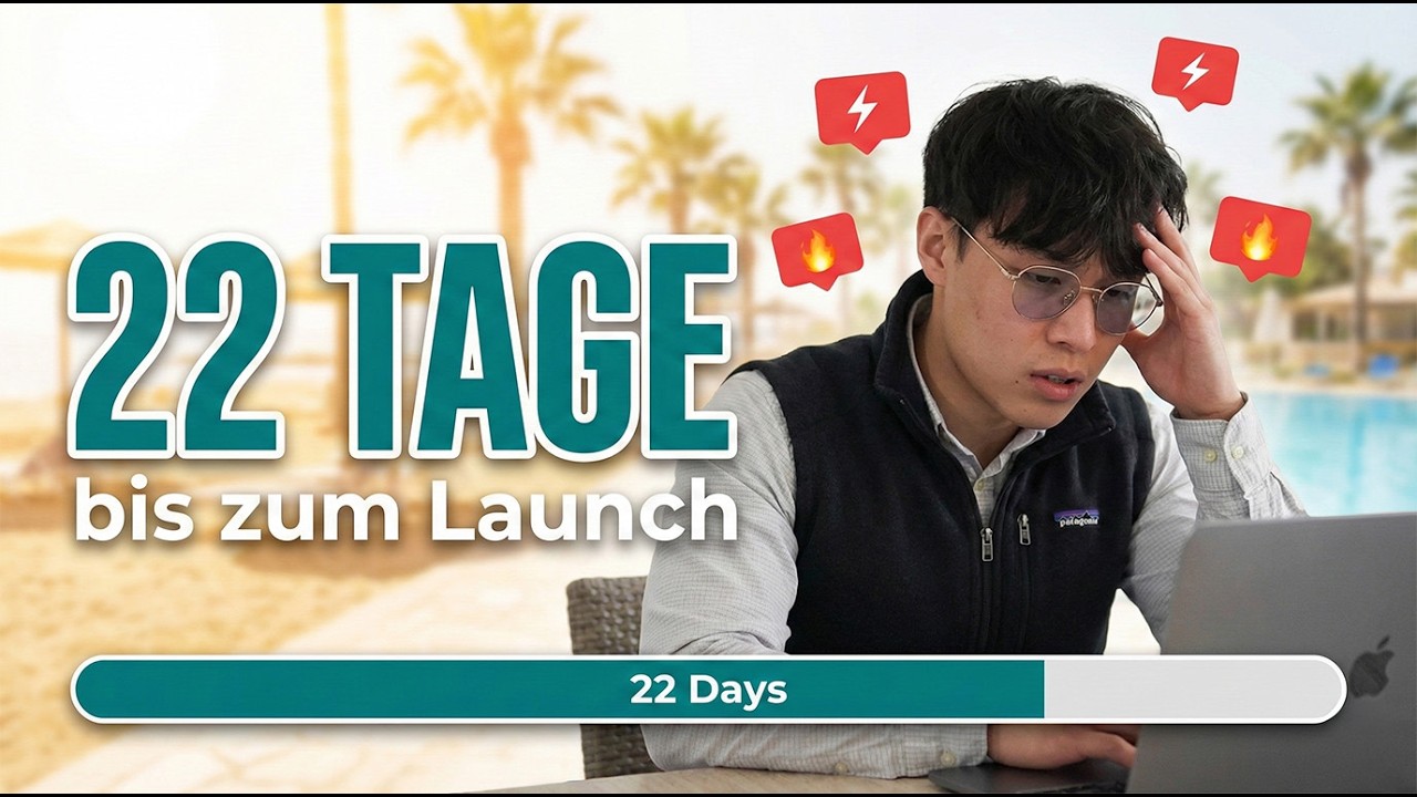 Mein Startup Launch in 22 Tagen (während alles um mich zusammenbricht)