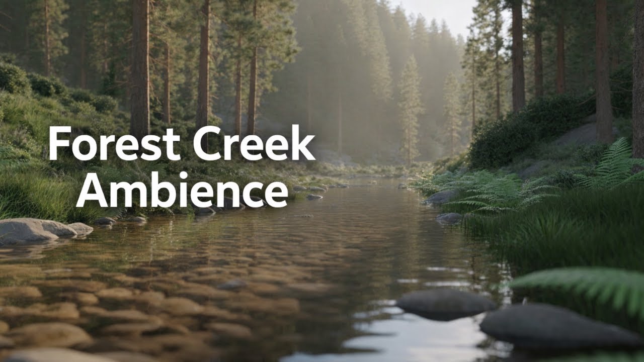 Forest Creek Ambience — 8 Hours of Relaxing Nature Sounds for Sleep, Focus & Deep Relaxation