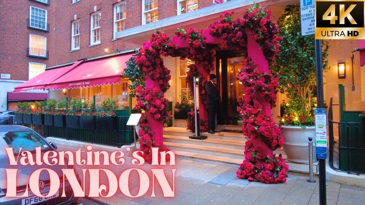 LONDON WALKING TOUR | ❤️ Happy Valentine’s Day From London - Belgravia, Mayfair & West End Walk [4K]