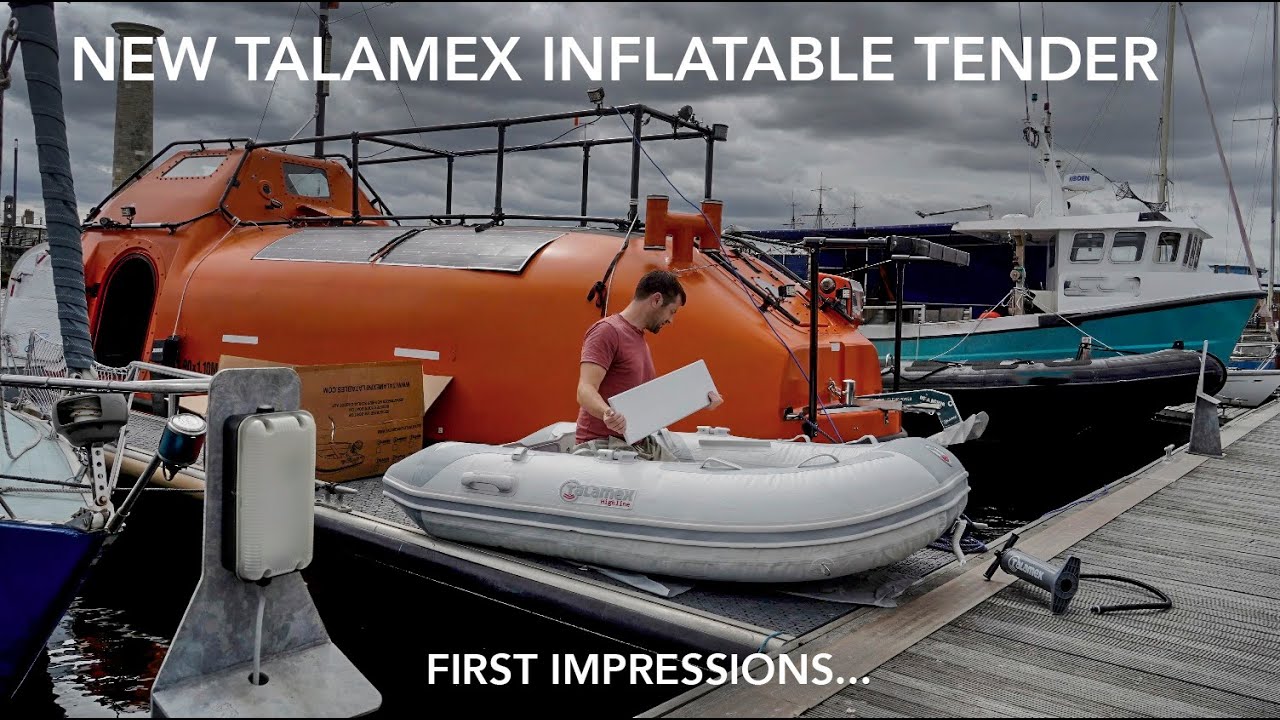 Первое впечатление о надувной лодке Talamex Highline 230 Air Floor. Переделка спасательной шлюпки...