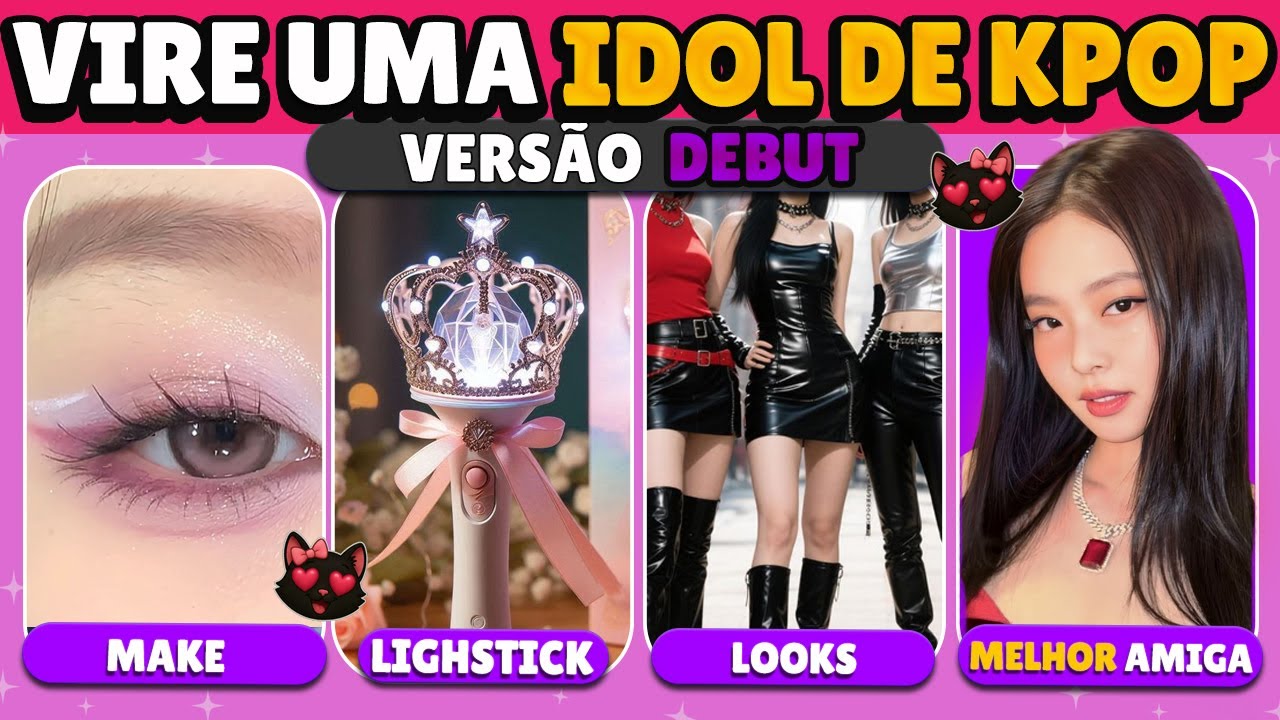 🎤✨ VIRE UMA IDOL DE K-POP | Jogo das Escolhas 🎶💖