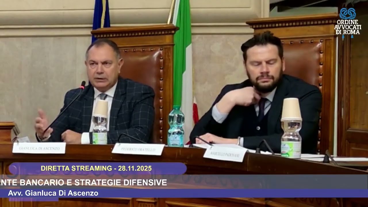 L'ARBITRO BANCARIO FINANZIARIO TRA TUTELA DEL CLIENTE BANCARIO E STRATEGIE DIFENSIVE - 28.11.2025