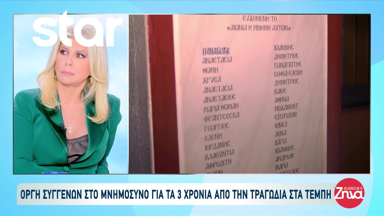 Τέμπη: Οργή συγγενών στο μνημόσυνο για τα 3 χρόνια