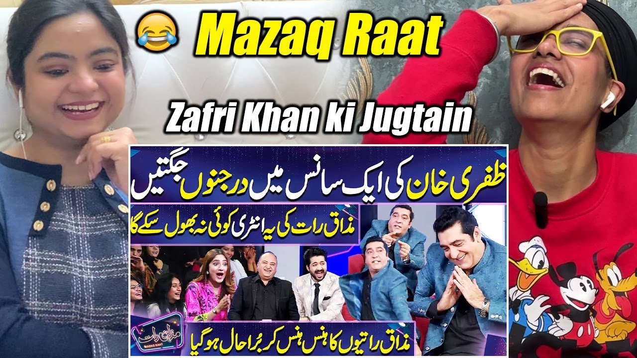 Indians React to Zafri Khan ki Jugtain | Imran Ashraf | Mazaq Raat