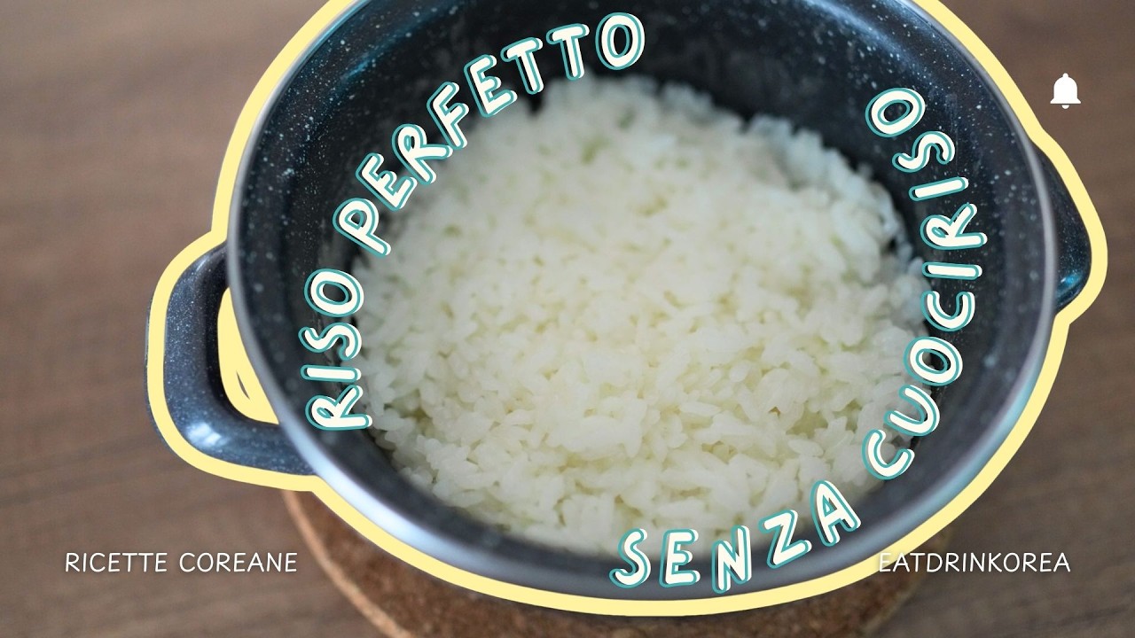 Come cucinare il riso senza cuociriso 🇰🇷 | Metodo coreano facile