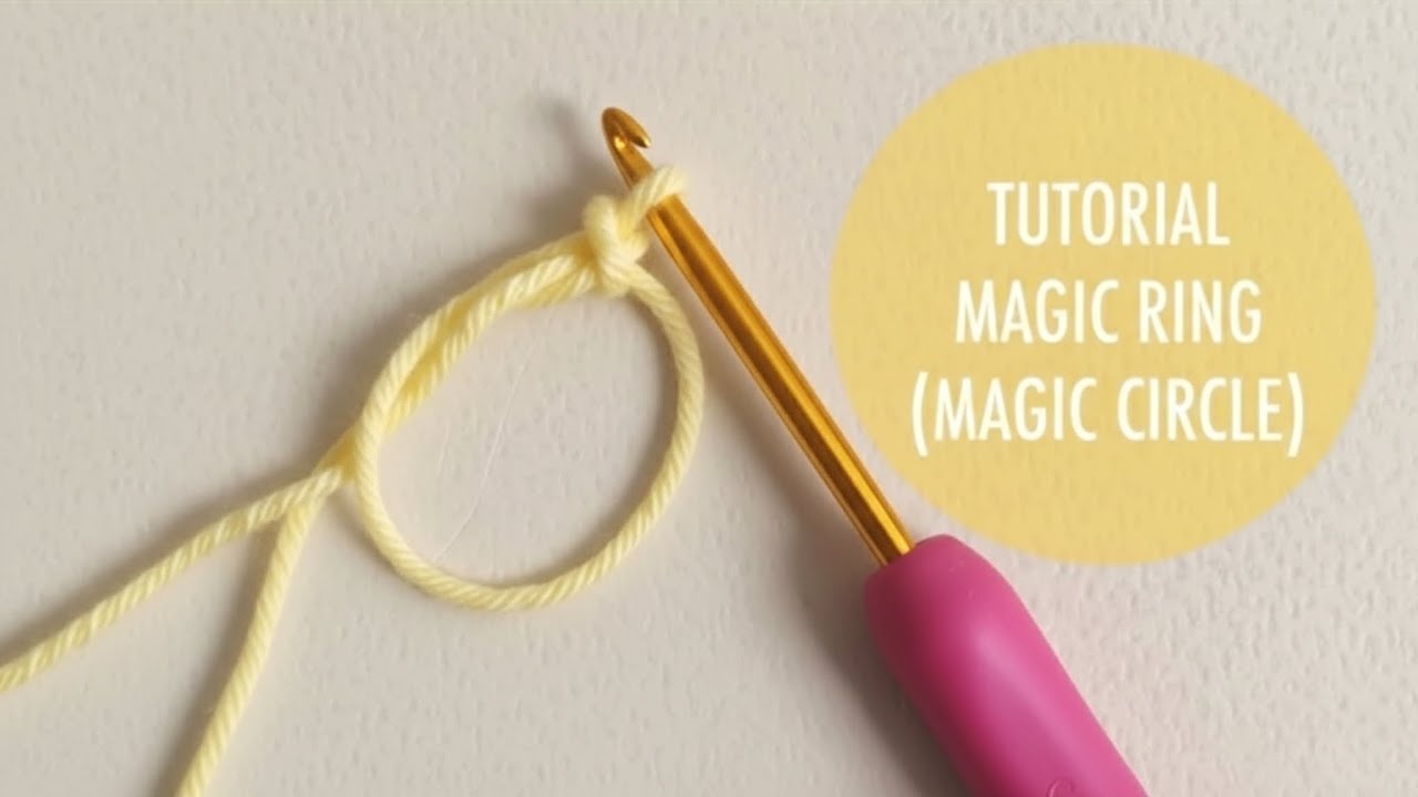 أساسيات الكروشيه | الدائرة السحرية / Magic Circle