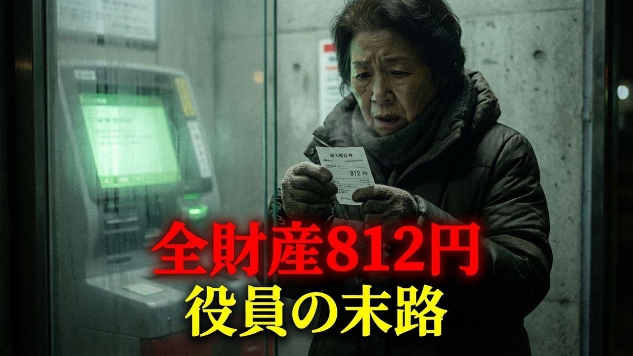 元役員81歳女性の転落：4000万円が消えた812円の絶望