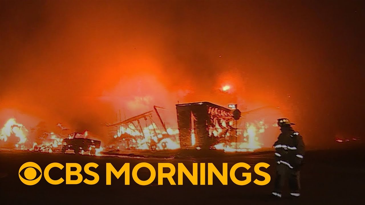 Massive fire shuts down L.A. freeway indefinitely, Gov. Newsom declares state of emergency