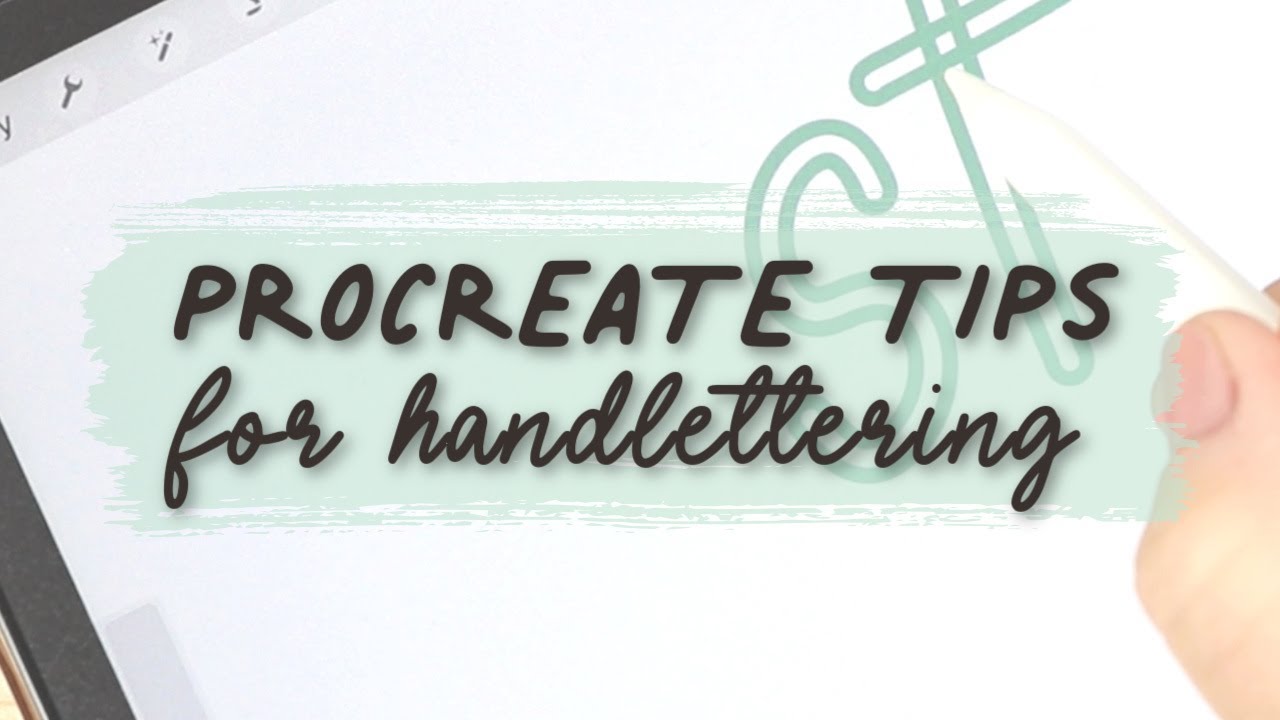 PROCREATE LETTERING ДЛЯ НАЧИНАЮЩИХ — СОВЕТЫ ДЛЯ IPAD И ДРУГОЕ | Как работать с буквами