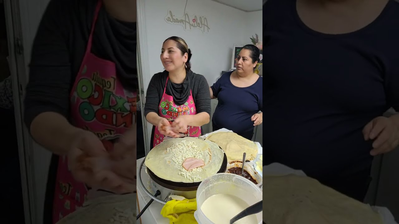 prácticando haciendo crepas