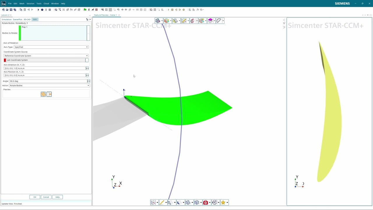 Star CCM+ lesson 2: advanced parametrisation and design manager introduction