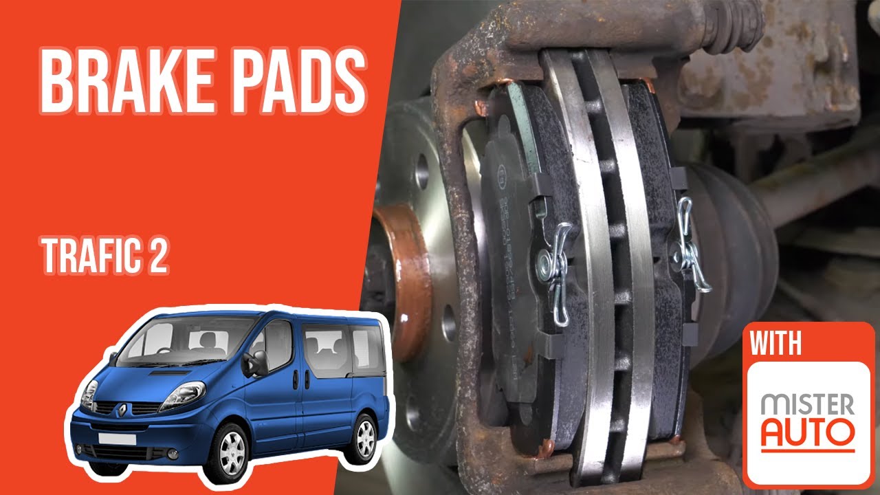 How to replace the front brake pads Trafic mk2 🚗
