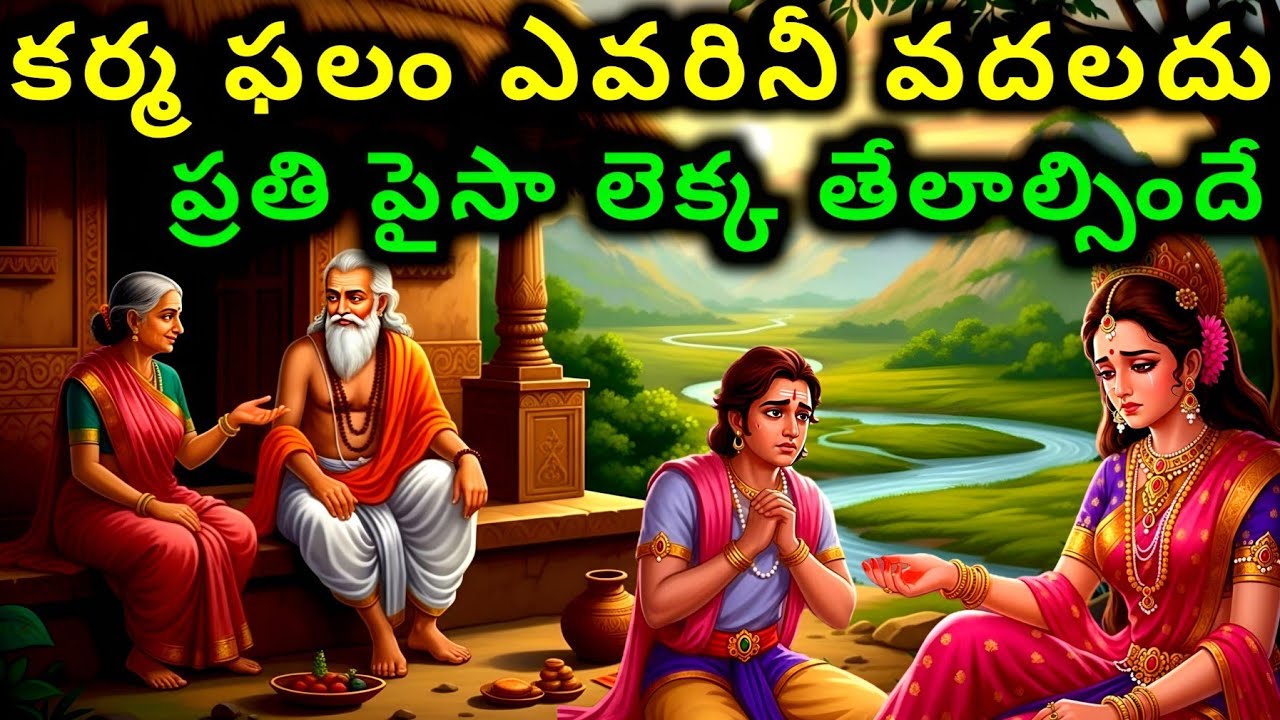 కర్మ ఫలం ఎవరినీ వదలదు ప్రతి పైసా లెక్క తేలాల్సిందే| telugu motivational story | bhagavad gita telugu