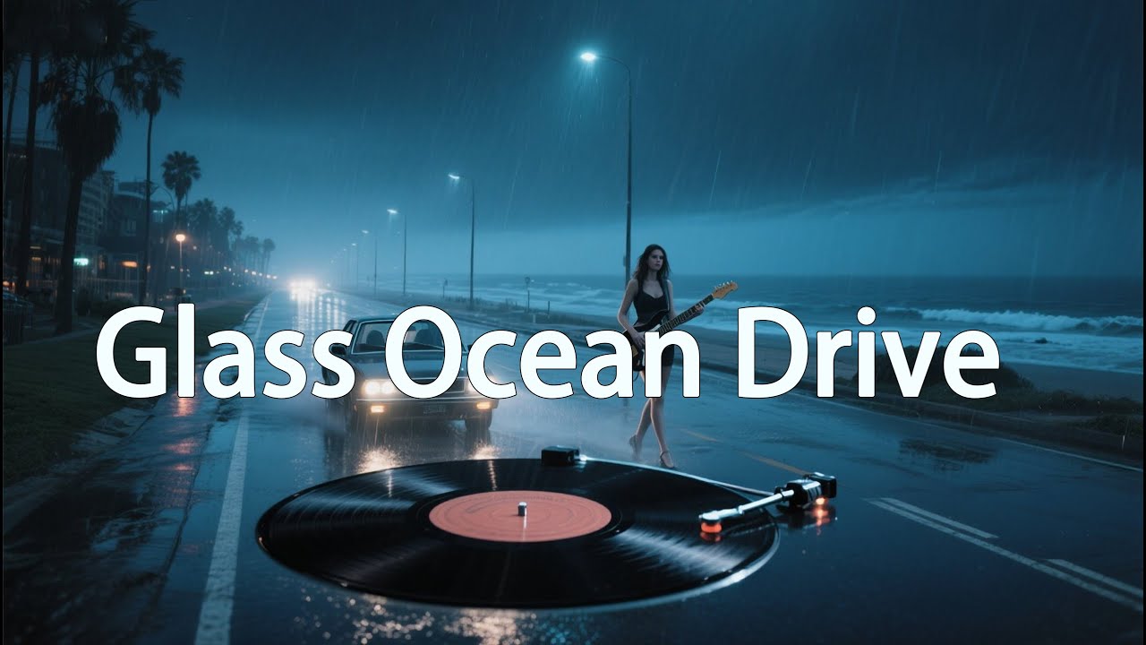凌晨五点写歌｜雨後濱海大道像黑膠盤，車燈唱針劃出4分4秒深夜公路電影：合成器浪潮、玻璃女聲、漂移吉他，把回憶拉成液態霓虹&mdash;&mdash;海岸殘響永遠停在Side A，不須倒帶。