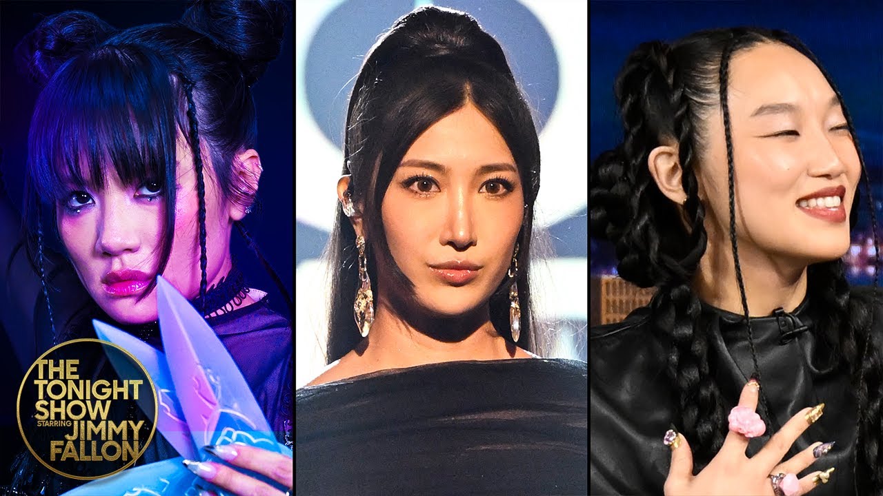 EJAE, Audrey Nuna and Rei Ami from KPop Demon Hunters Take On a Demon, Talk and Perform 