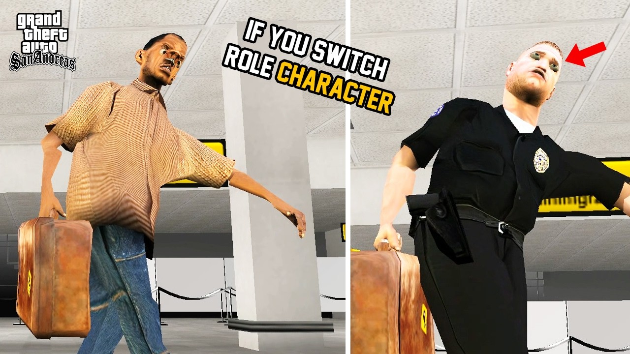 Switch role Character In the Beginning - GTA San Andreas