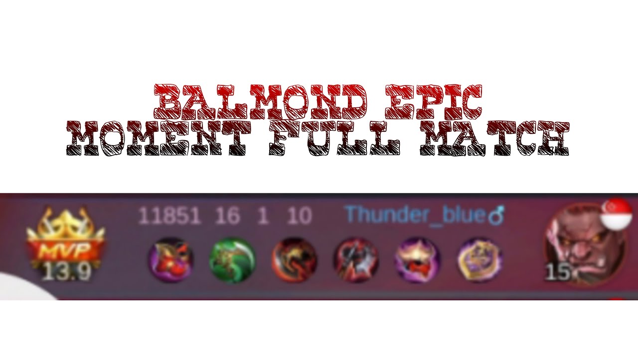 HWCh - BALMOND GG FULL MATCH TENANG TAPI MEMATIKAN - MLBB