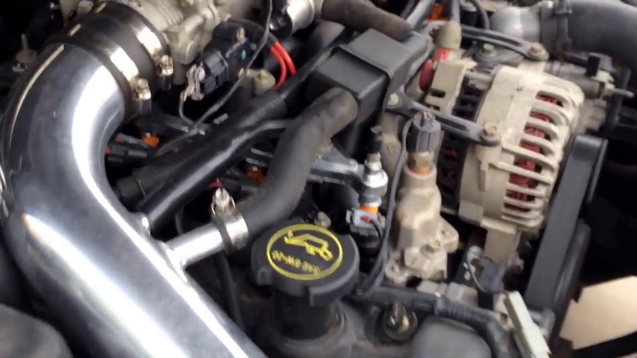 2002 Ford Mustang GT broken manifold heater inlet repaired