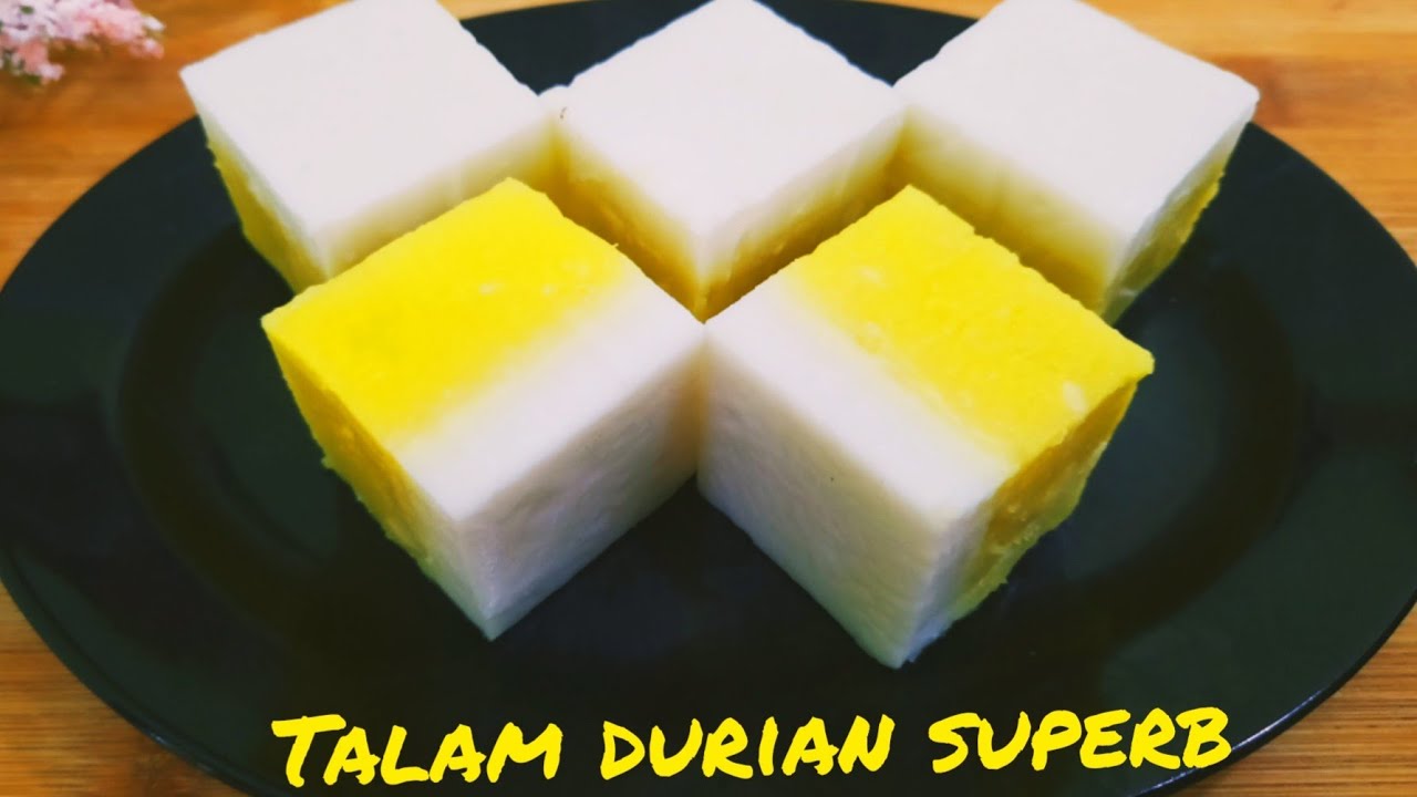 Talam Durian Tradisional  Superb Sukatan Cawan Versi Kak Ani