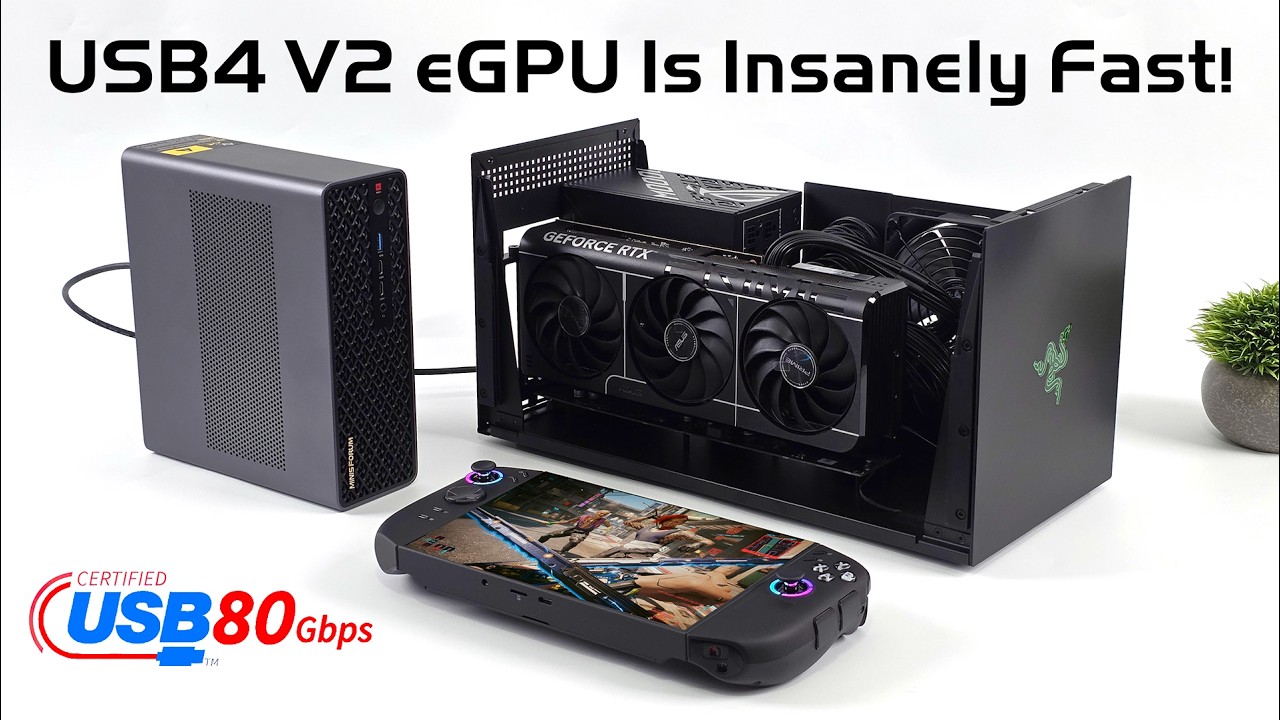 Производительность USB4 V2 eGPU невероятно высока!