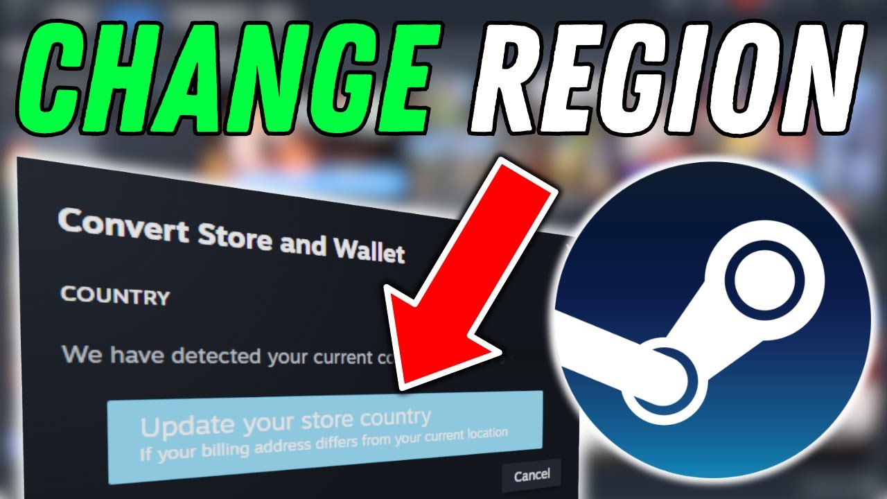 How To Change Your Steam Region (Country & Currency)