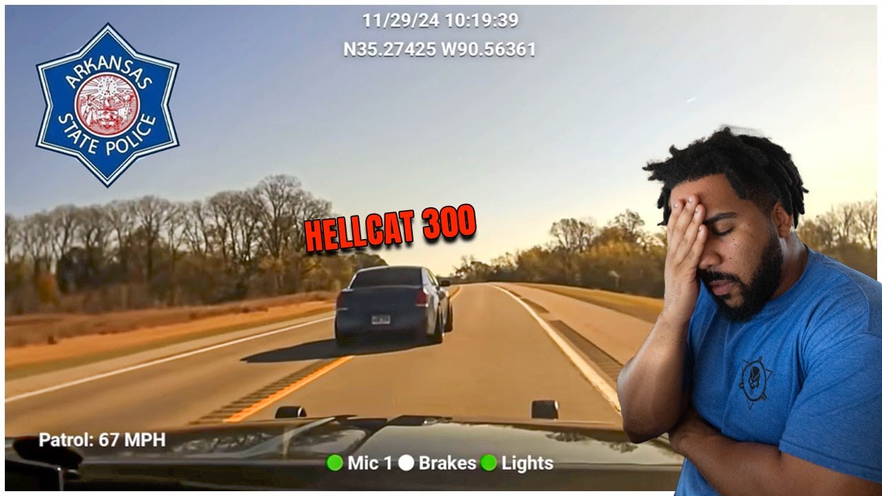 Hellcat Chrysler 300 hits 174 MPH running from Arkansas State Police, BUT...