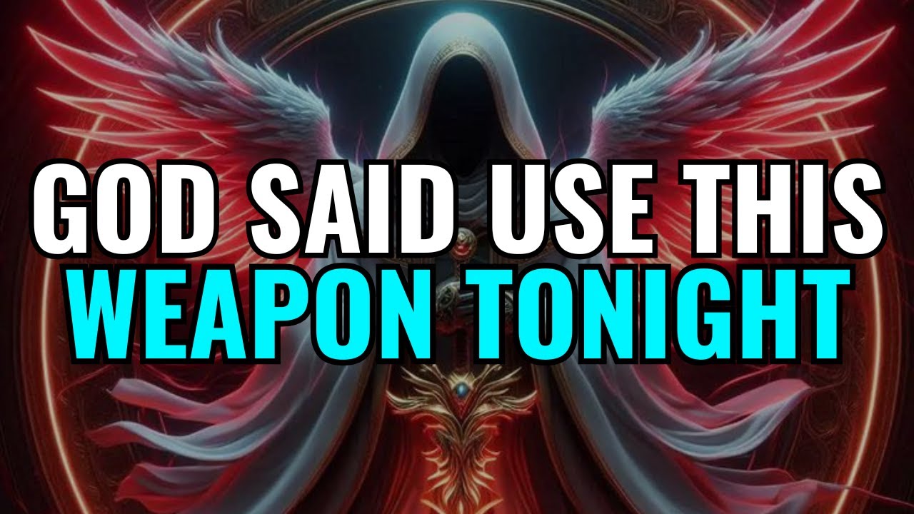 CHOSEN ONE GOD SAID YOU ARE PERMITTED TO USE THIS WEAPON TONIGHT!