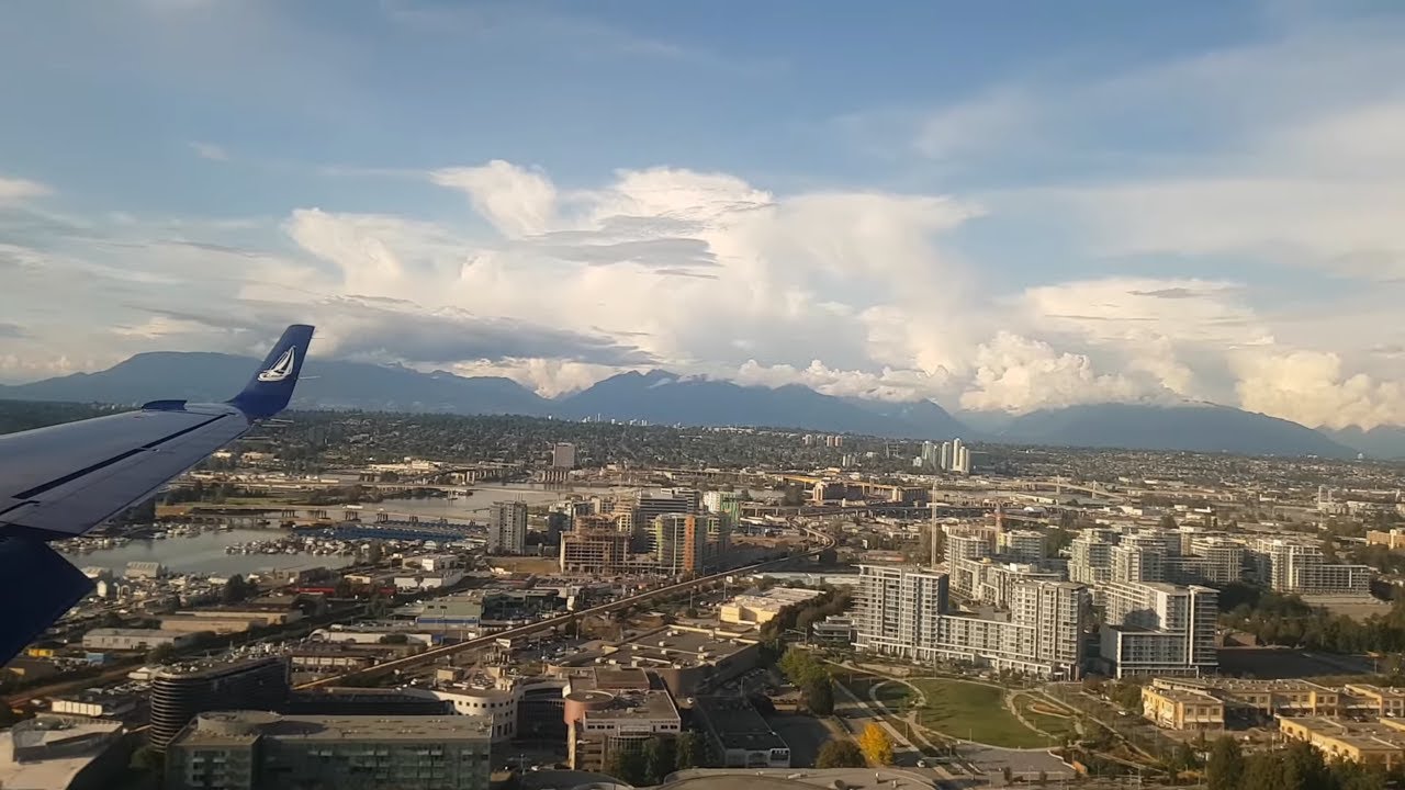 Vancouver TAKEOFFS & LANDINGS: VANCOUVER TO POWELL RIVER & BACK Airplane Window View Sept. 10, 2019