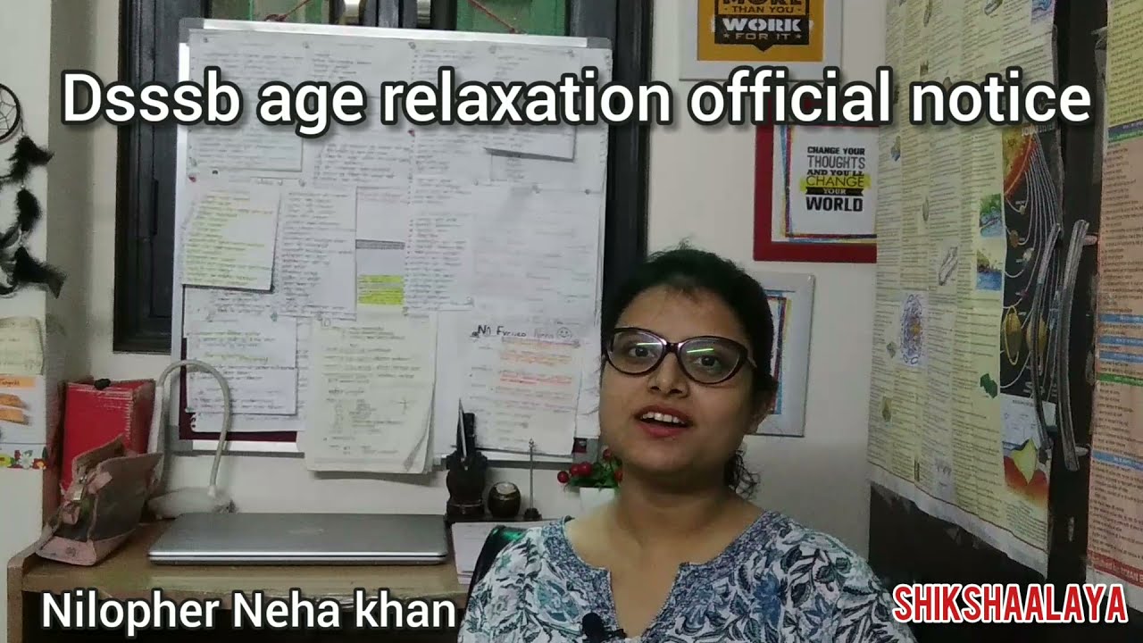 DSSSB AGE RELAXATION OFFICIAL NOTICE || DSSSB candidate age relaxation || Dsssb Admit card update ||
