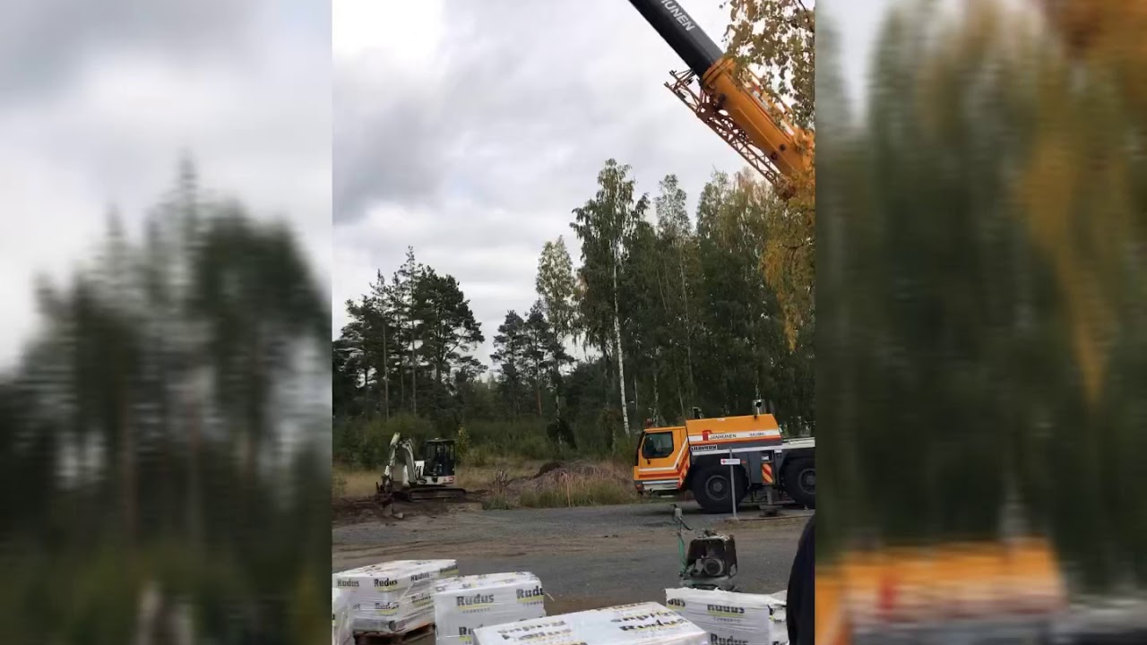 Rauman Sairaalalla tehdään ulkotöitä