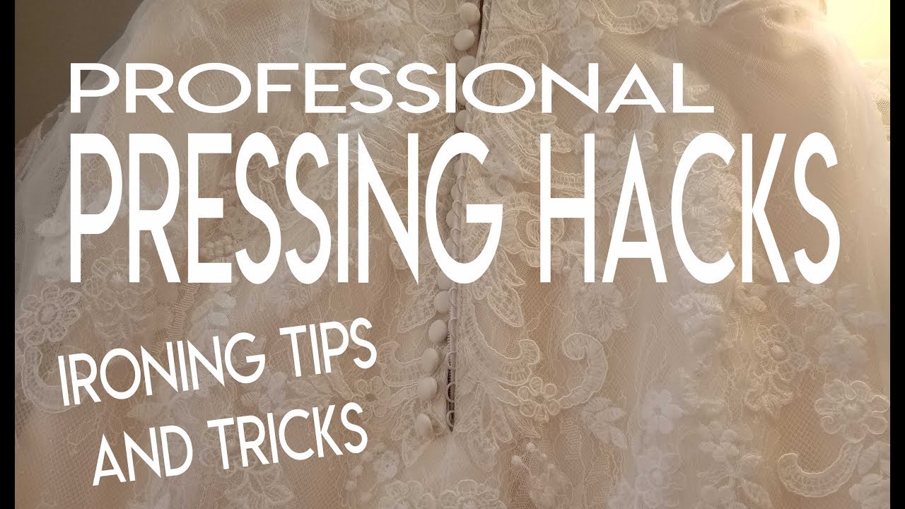 Professional IRONING Techniques & Tips! ✂ Go beyond the basic! Pro tips!