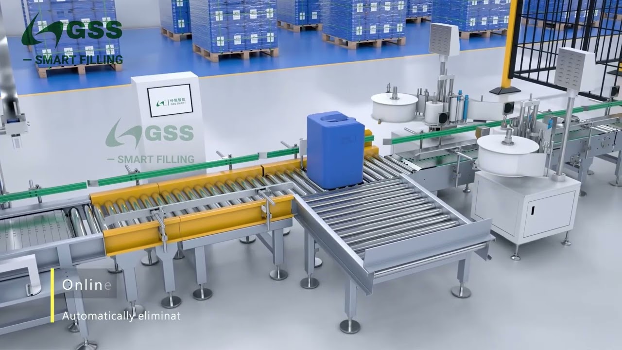 Fully Automatic Jerry can Filling Line | GSS® #Smart #liquidfillingmachine #Manufacturer