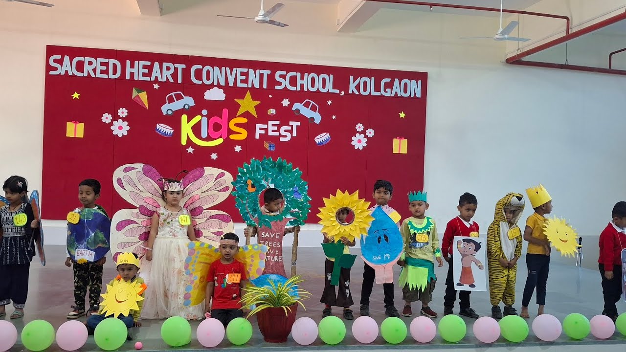 🌈✨ Tiny smiles, big joy at KG Fest! ✨🌈 #kids #school #happy #festival 