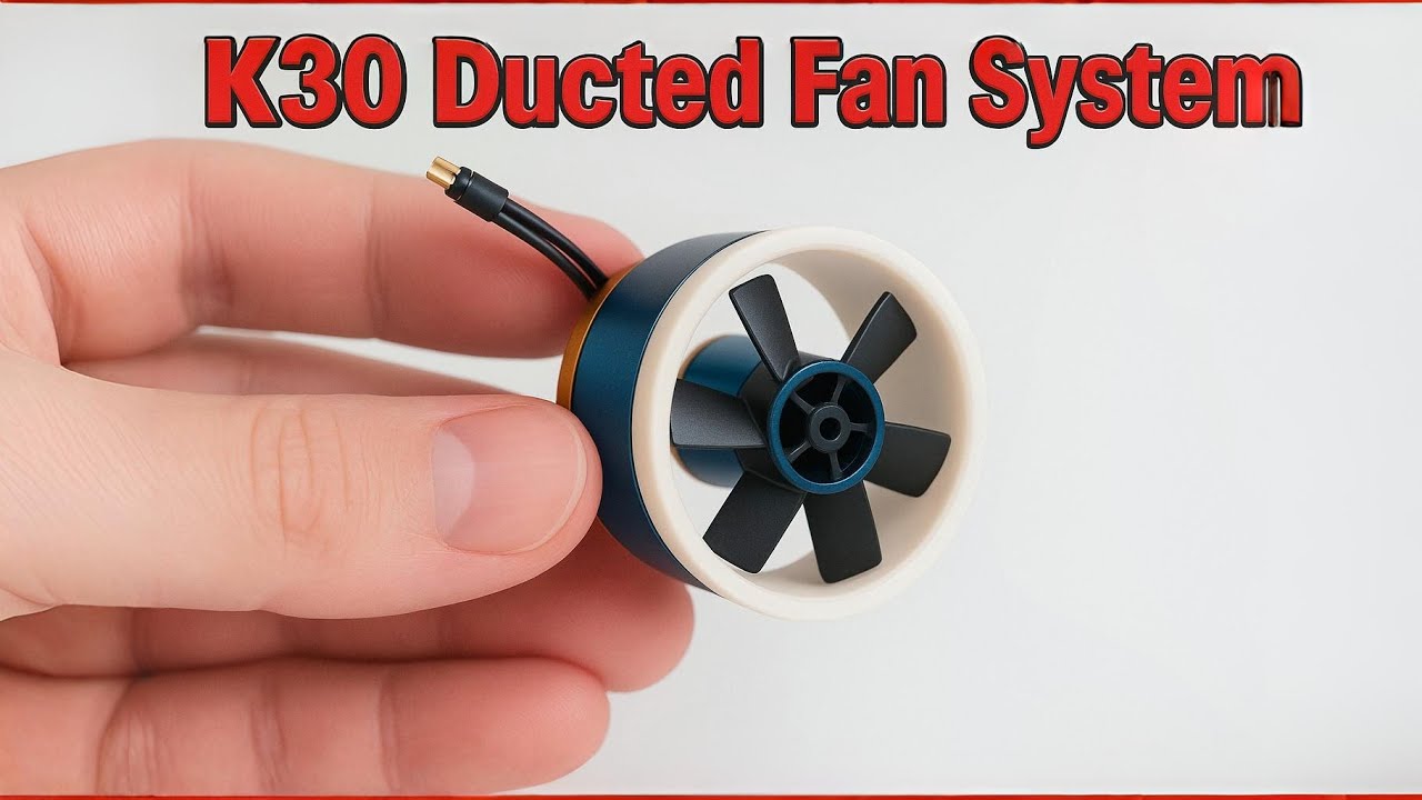K30 Ducted Fan System | Powerful Mini EDF Motor for RC Jet & DIY Drone