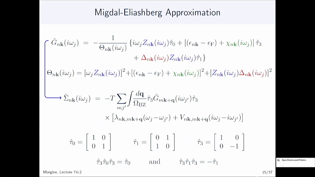 Migdal-Eliashberg theory of superconductivity