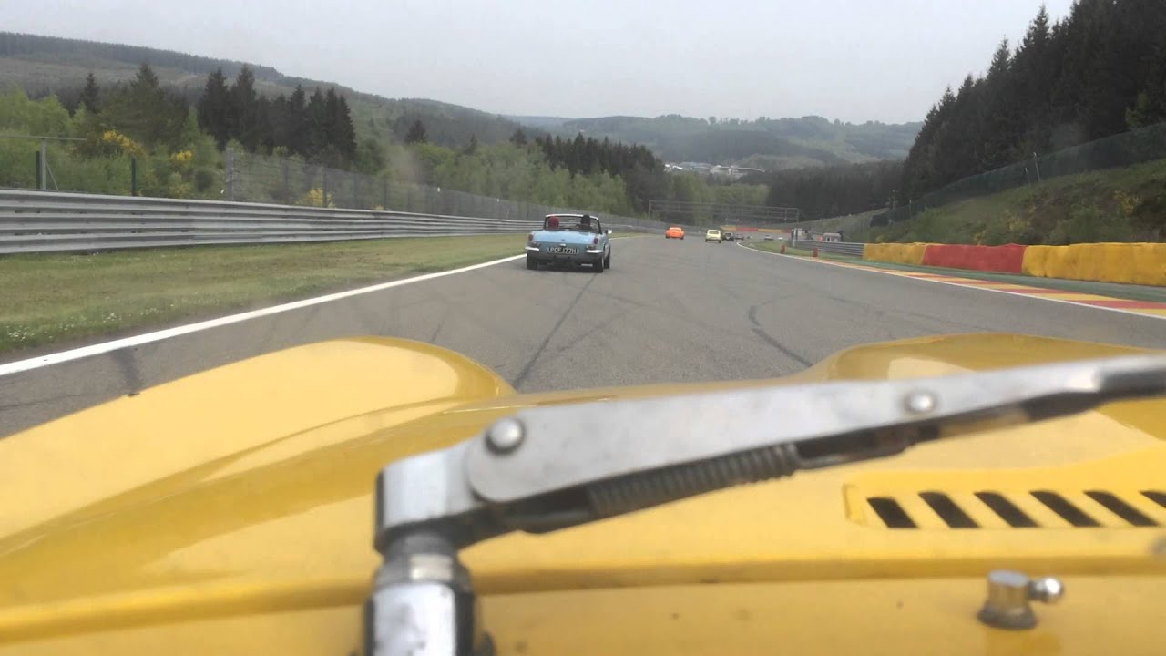 Spa Classic Track Laps May 2015 - Triumph Spitfire