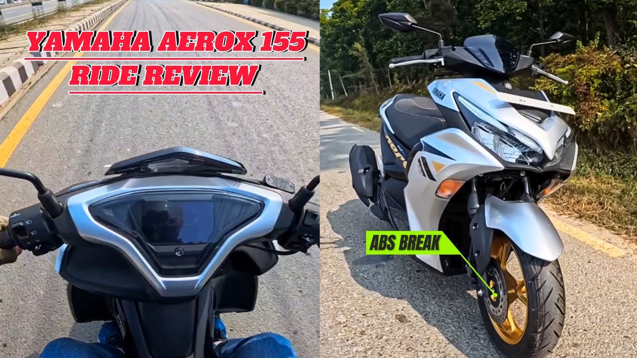 Yamaha AEROX 155 Ride review 😱| Yamaha Aerox155 Price in Nepal 2025🇳🇵.
