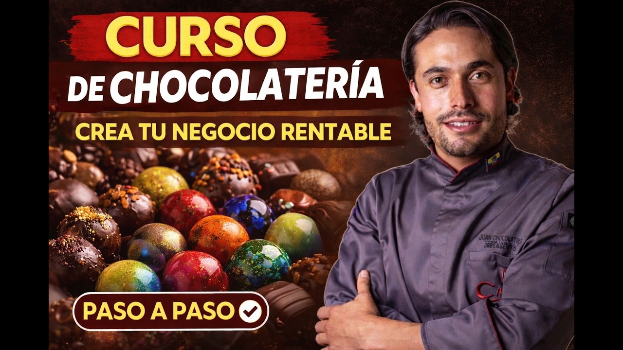 Curso de Chocolatería desde CERO 🍫 | Aprende a Hacer Bombones y Crear un Negocio Rentable